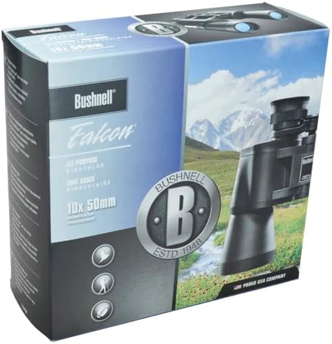 Bushnell Falcon 10x50 Wide Angle Binoculars (Black) Pre-Owned- Like New