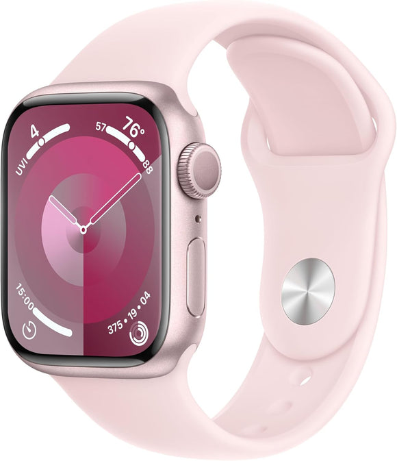 Apple Watch Series 9 GPS + Cellular 41mm Aluminum Pink Case + Starlight Strap