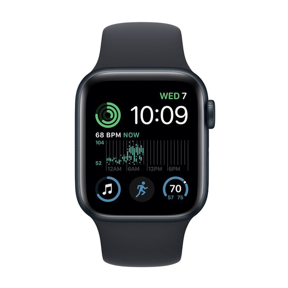 Apple Watch SE GPS Aluminum 40mm (2nd gen) Midnight + Black Strap