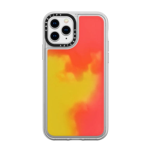 Casetify iPhone Neon Sand Flame Case